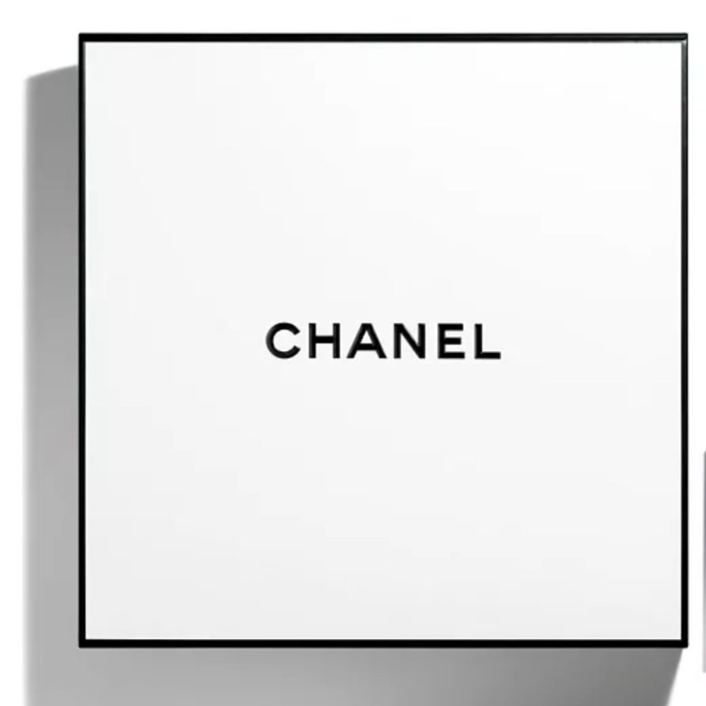 CHANEL GIFT BOX with Chanel Tissue Paper and Red Chanel RIbbon